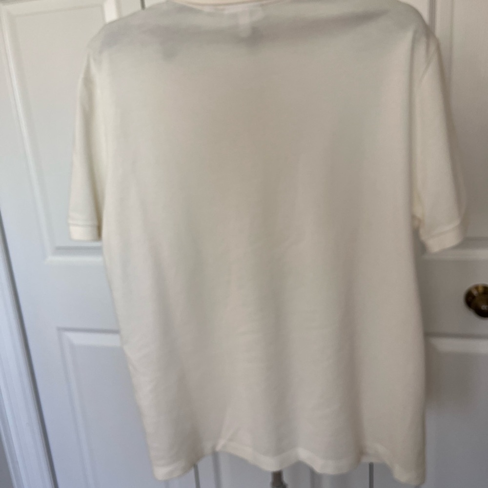 Lacoste Men's Polo Shirt in Off-White/Cream - Picture 3 of 5